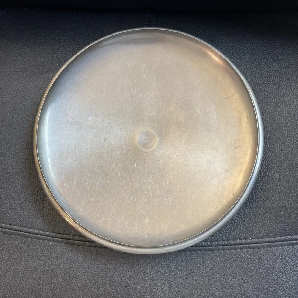 Stainless Steel Cookware Lid with Black Knob